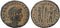 Roman coin of Constantine II - GLORIA EXERCITVS - Constantinople
