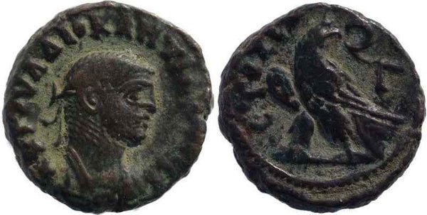 Diocletian Potin Tetradrachm minted in Alexandria, Egypt - Year 3, 286-287AD
