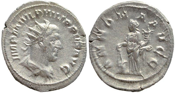 Philip I AR silver antoninianus - ANNONA AVGG