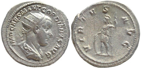 Gordian III AR silver antoninianus - VIRTVS AVG