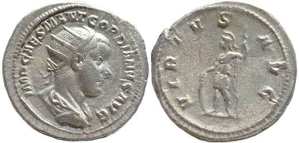 Gordian III AR silver antoninianus - VIRTVS AVG