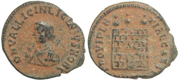 Roman coin of Licinius II - PROVIDENTIAE CAESS