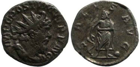 Postumus silver antoninianus - SALVS AVG