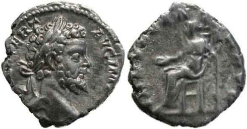 Septimius Severus 193-211AD denarius Indulgentia - Scarce