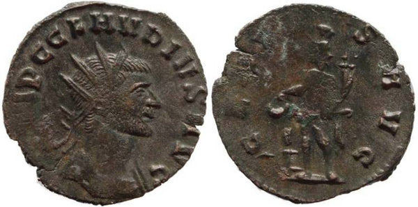 Claudius II AE Antoninianus - GENIVS AVG