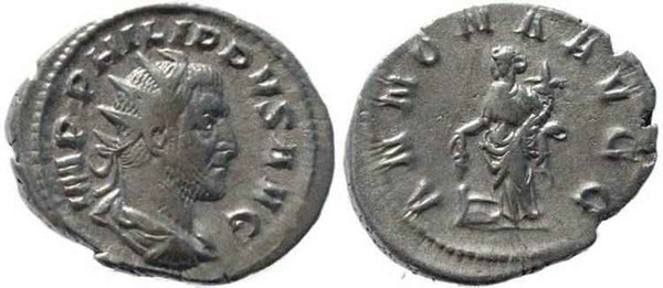 Philip I 'the Arab' silver antoninianus - ANNONA AVGG
