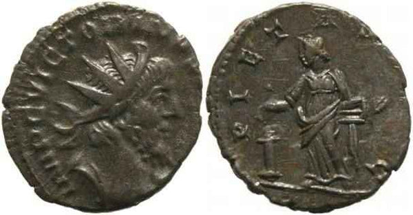 Victorinus 268-270AD antoninianus - PIETAS AVG