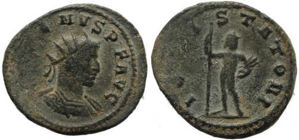 Gallienus Antoninianus - IOVI STATORI - strike failure