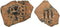 Byzantine coin of Constans II 641-668 AD Ae follis