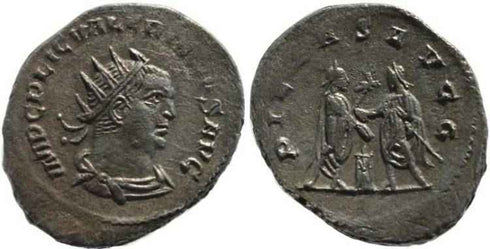 Valerian I silver antoninianus - PIETAS AVGG