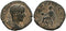 Roman coin of Emperor Gordian III - P M TR P III COS P P