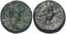 Marcus Aurelius AE21 of Cilicia, Hieropolis-Kastabala River god Pyramus swimming right