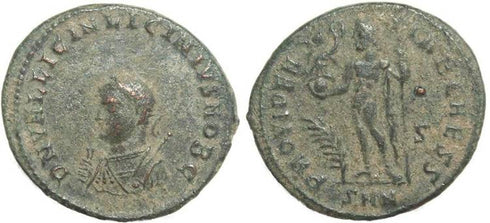 Roman coin of Licinius II - PROVIDENTIAE CAESS - Nicomedia