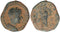 Large Ancient Roman coin of Gordian III AE sestertius - FELICITAS AVG S - C