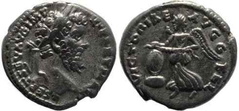 Septimius Severus AR denarius - VICTORIAE AVGG FEL