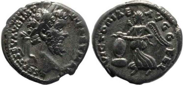 Septimius Severus AR denarius - VICTORIAE AVGG FEL