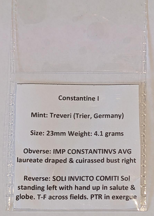 Coin Flip - 1 Archival Quality Coin Flip with a description of the coin you bought