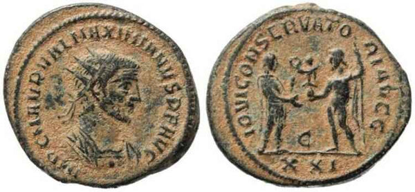 Roman Empire - Maximian - IOVI CONSERVATORI AVGG