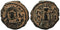 Byzantine coin of Maurice Tiberius AE Decanummium - Antioch - Year 16