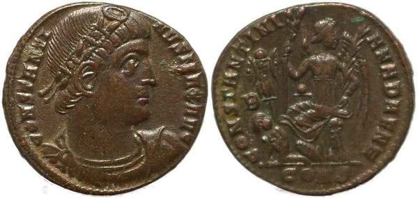 Roman coin of Constantine I - CONSTANTINIANA DAFNE - Constantinople