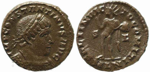 Roman coin of Constantine I - SOLI INVICTO COMITI - London