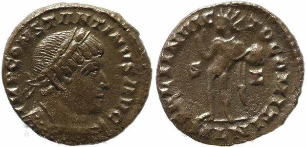 Roman coin of Constantine I - SOLI INVICTO COMITI - London