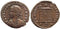 Constantius II AE Follis - PROVIDENTIAE CAESS - Rome Mint