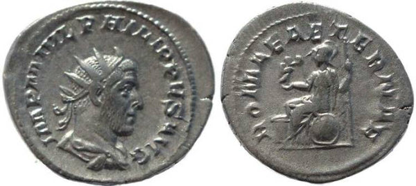 Philip I silver antoninianus - ROMAE AETERNAE