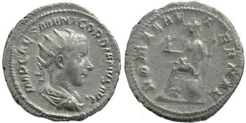 Gordian III AR silver antoninianus - ROMAE AETERNAE