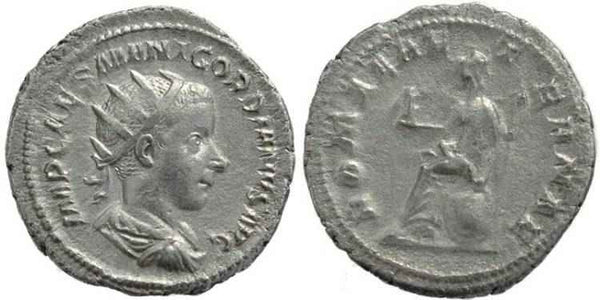 Gordian III AR silver antoninianus - ROMAE AETERNAE