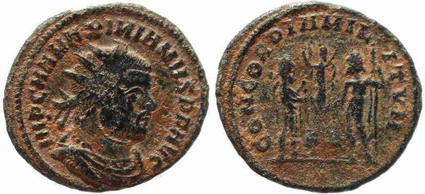 Roman coin of Maximianus - CONCORDIA MILITVM