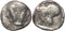Mysia, Lampsakos - Circa 500-450 BC AR Diobol - Female janiform