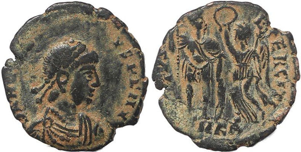 Roman coin of Arcadius - VIRTVS EXERCITI - Cyzicus