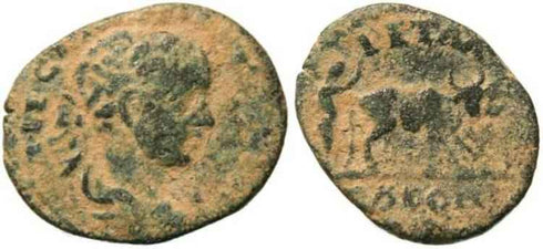 Elagabalus - Petra, Arabia AE20
