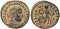 Roman coin of Constantine I - SOLI INVICTO COMITI - Arles