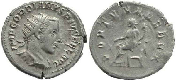 Gordian III AR silver antoninianus - FORTVNA REDVX