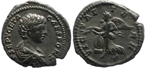 Geta AR Denarius - VICT AETERN - Rome mint