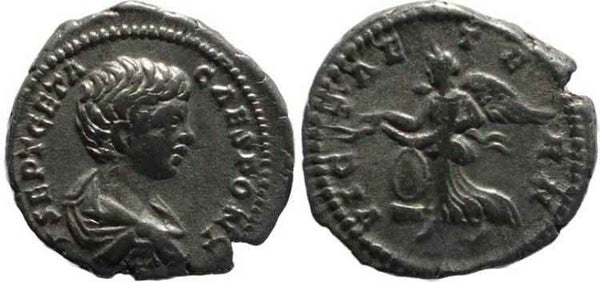 Geta AR Denarius - VICT AETERN - Rome mint