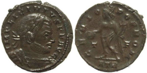 Ancient Roman coin of Licinius I - GENIO POP ROM - Treveri Mint