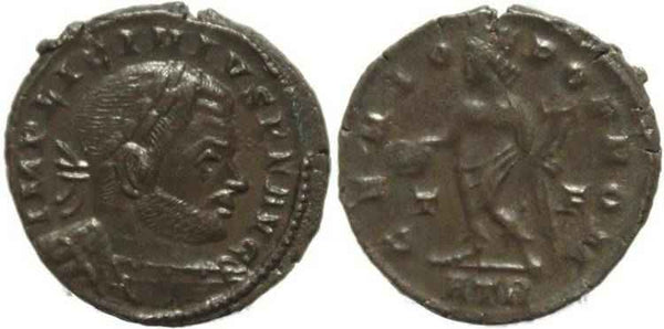 Ancient Roman coin of Licinius I - GENIO POP ROM - Treveri Mint