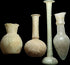 4 Ancient Roman Glass perfume bottles found in the Holyland