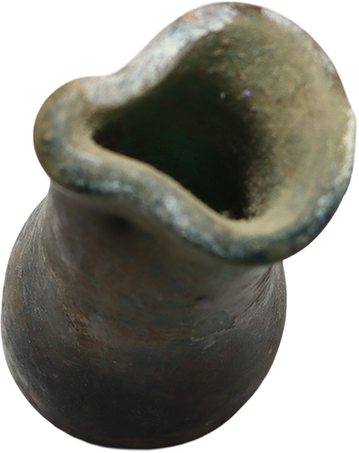 1 blue Ancient Islamic bottle from the Holyland