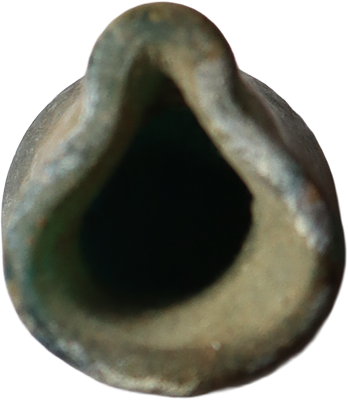 1 blue Ancient Islamic bottle from the Holyland