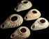 5 Ancient Byzantine Candlestick Oil Lamps from the Holyland circa 350-800 AD
