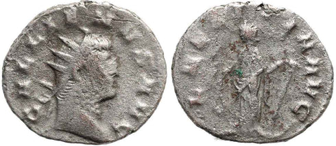 Ancient Roman coin of Gallienus - LAETITIA AVG