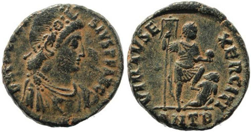 Theodosius I - VIRTVS EXERCITI - Antioch Mint