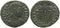 Ancient Roman coin of Constans - GLORIA EXERCITVS - Siscia