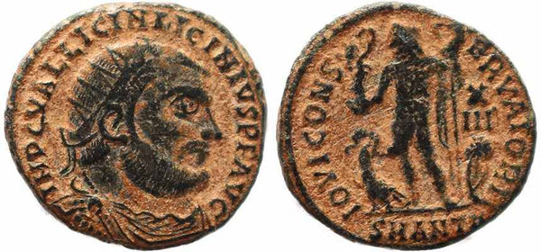 Roman coin of Licinius I - IOVI CONSERVATORI - Antioch Mint