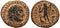 Roman coin of Licinius I - IOVI CONSERVATORI - Antioch Mint