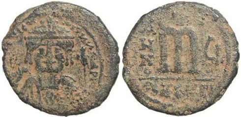 Byzantine Empire Maurice Tiberius - AE follis - Antioch